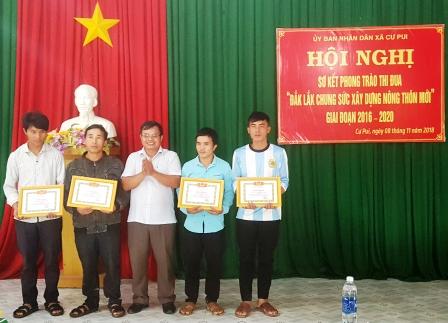 Phong trào hiến đất xây dựng nông thôn mới ở xã Cư Pui